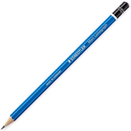 STAEDTLER KURŞUN KALEM DERECELİ MARS LUMOGRAPH   2B 100-2B