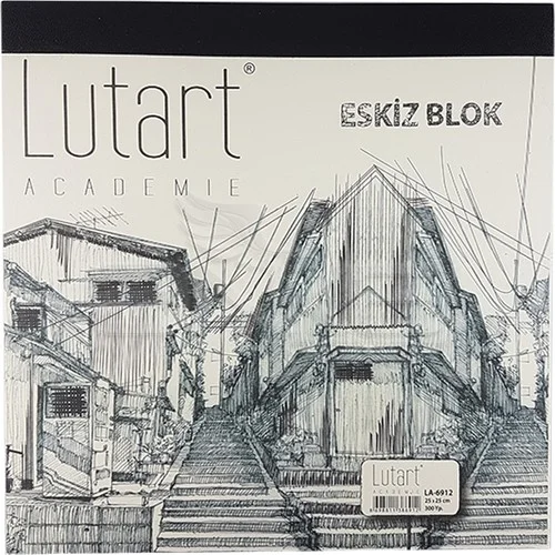 LUTART ÇİZİM BLOĞU ASİT İÇERMEYEN 25x25 100 GR 300 YP CZB-LA-6912