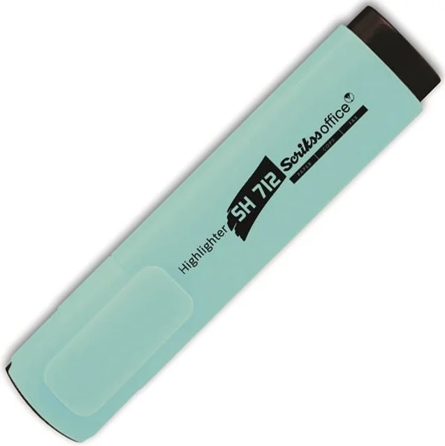 SCRIKSS OFFICE FOSFORLU KALEM SH712 PASTEL TURKUAZ