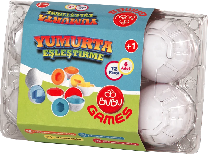BU-BU GAMES YUMURTA EŞLEŞTİRME 24 PARÇA BUBU-GM0066