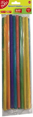 BU-BU EĞLENCELİ ÇUBUKLAR RENKLİ 20x0,5CM 24'LÜ BUBU-HS0017