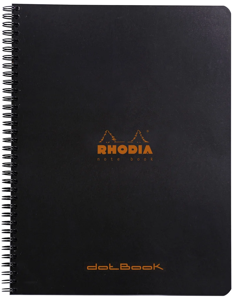 RHODIA DEFTER BASIC SPİRALLİ A4+ 80 GR 80 YP DOT SİYAH RD193039