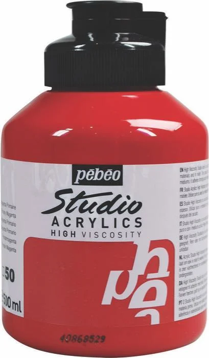 PEBEO AKRİLİK BOYA STUDIO 500 ML 171*50 PRIMARY MAGENTA