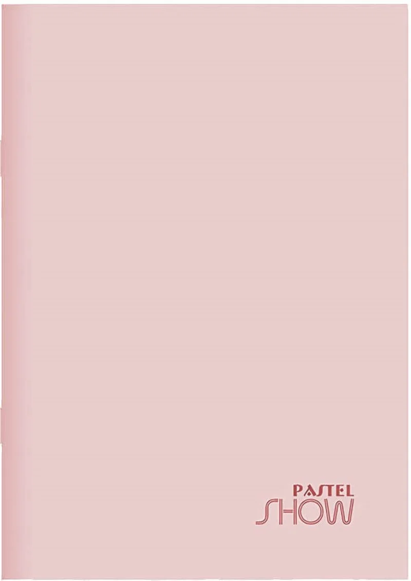 KESKİN DEFTER PASTEL SHOW A4 PP KAPAK DİKİŞLİ 60 YP. DÜZ 324610-99