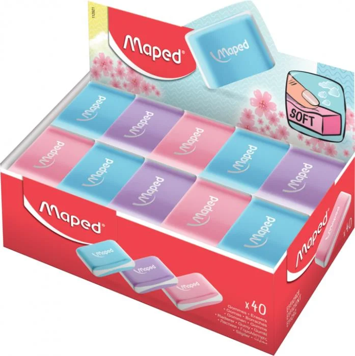 MAPED ESSENTIALS SOFT SILGI PASTEL-DISPLAY 112921
