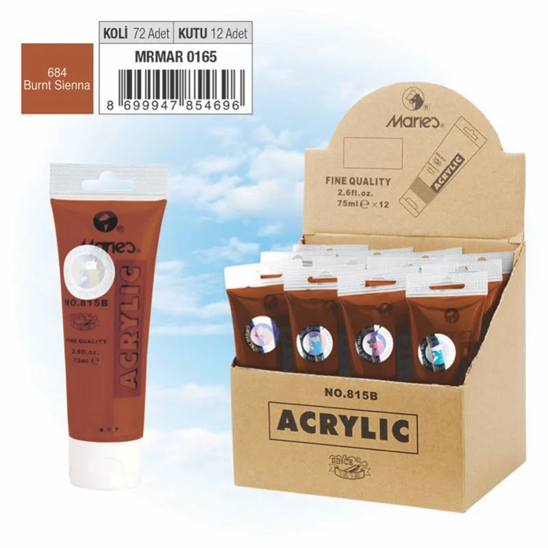 MARIES AKRİLİK BOYA 75 ML 815-684 BURNT SIENNA