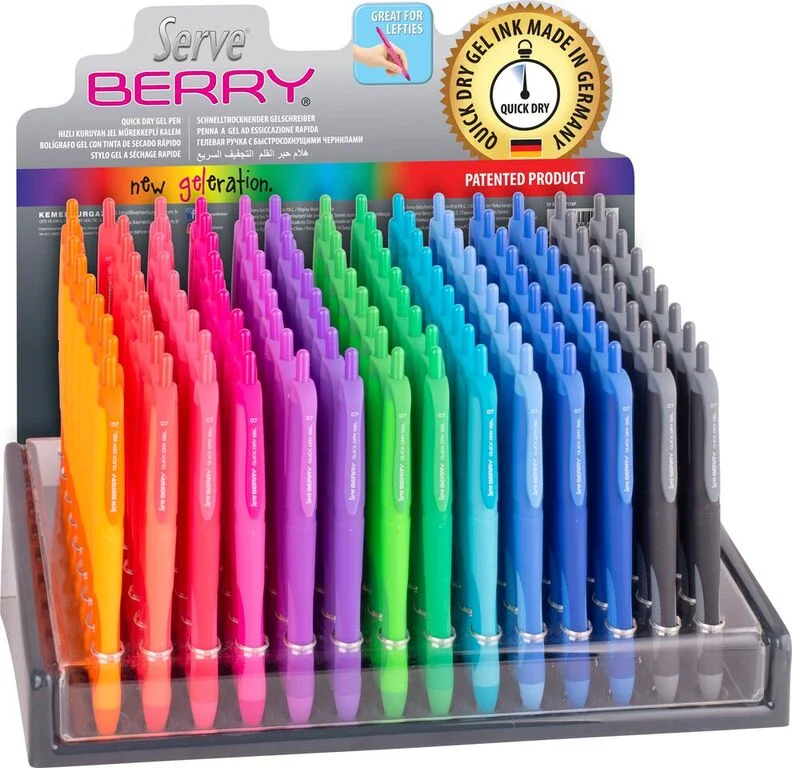SERVE JEL KALEM BERRY 0.7 STAND 126 LI SV-BRGEL07126P