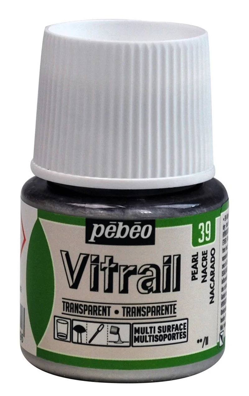 PEBEO CAM BOYASI VITRAIL TRANSPARAN 45 ML 050*39 PEARL