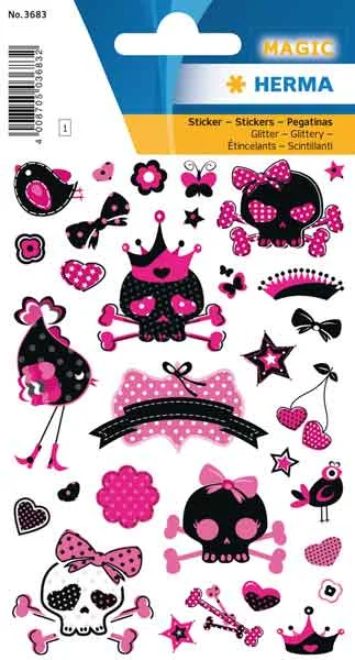 HERMA ETİKET MAGIC GLITTERY FOIL KORSAN KIZ 3683