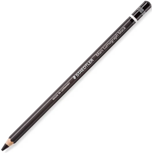 STAEDTLER KURŞUN KALEM DERECELİ MARS LUMOGRAPH BLACK 8B 100B-8B