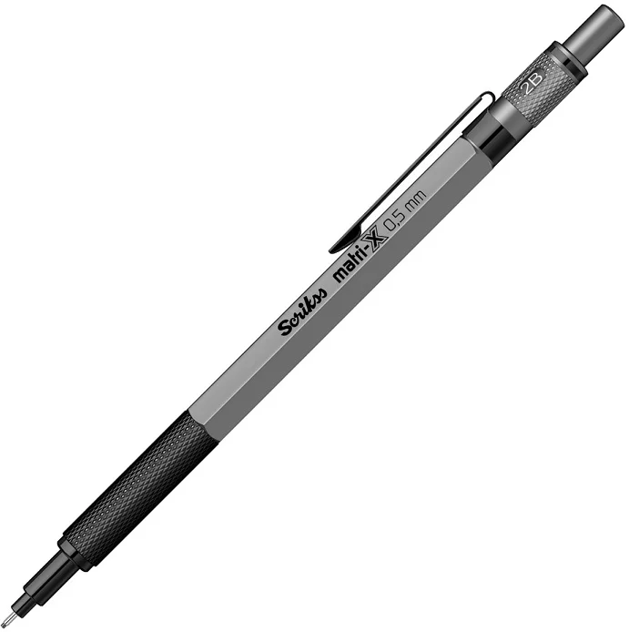 SCRIKSS OFFICE VERSATİL KALEM MATRI-X 0.5 ŞEFFAF AMBALAJ GRİ