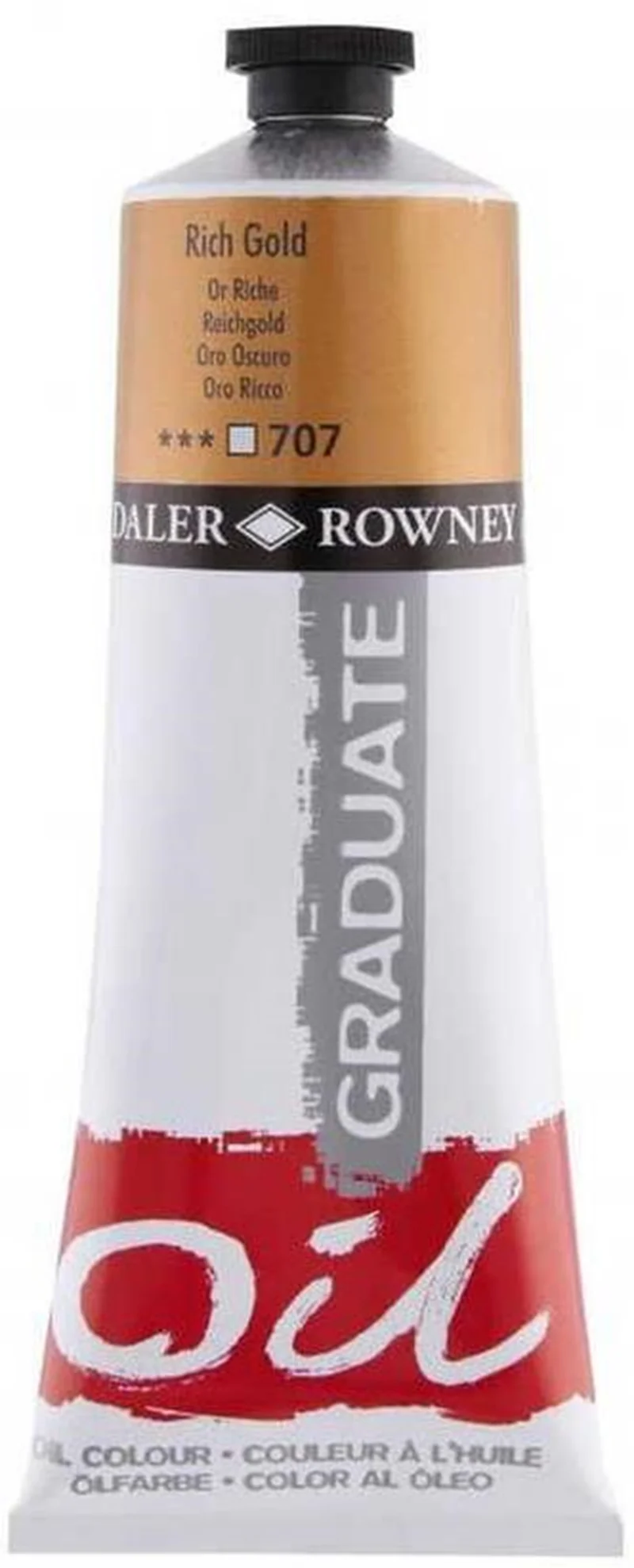 DALER ROWNEY YAĞLI BOYA GRADUATE GRAD SERİSİ 200 ML RICH GOLD 117200707