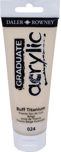 DALER ROWNEY AKRİLİK BOYA GRADUATE SERİSİ 120 ML BUFF TITANIUM 123120024