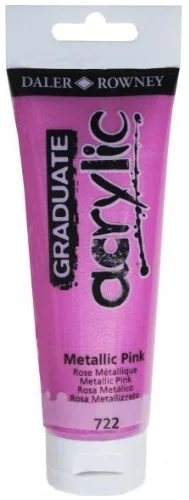 DALER ROWNEY AKRİLİK BOYA GRADUATE SERİSİ 120 ML METALIC PINK 123120722