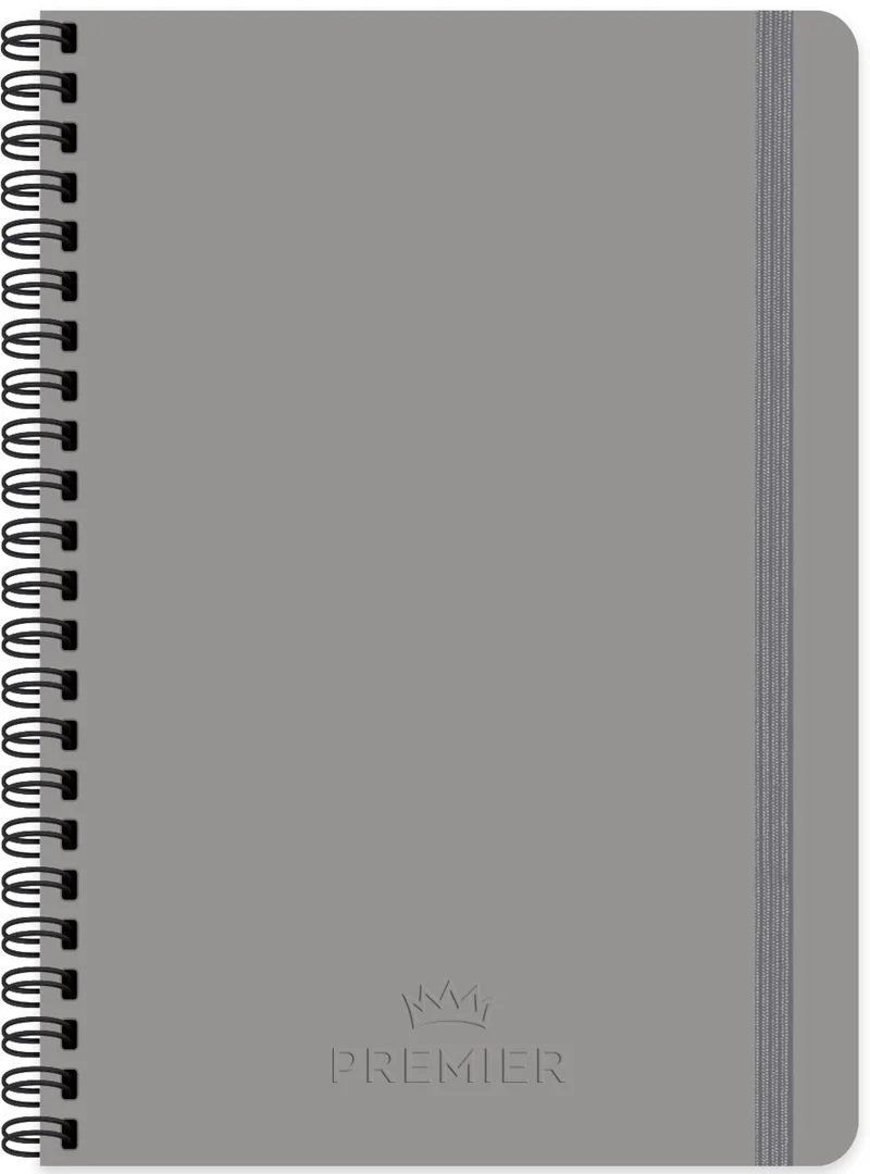KESKİN DEFTER PREMİER GRİ 17x24 SPİRALLİ 100 YP. ÇİZGİLİ 410664