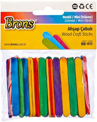 BRONS AHŞAP ÇUBUK RENKLİ MİNİ DÖKME BR-911