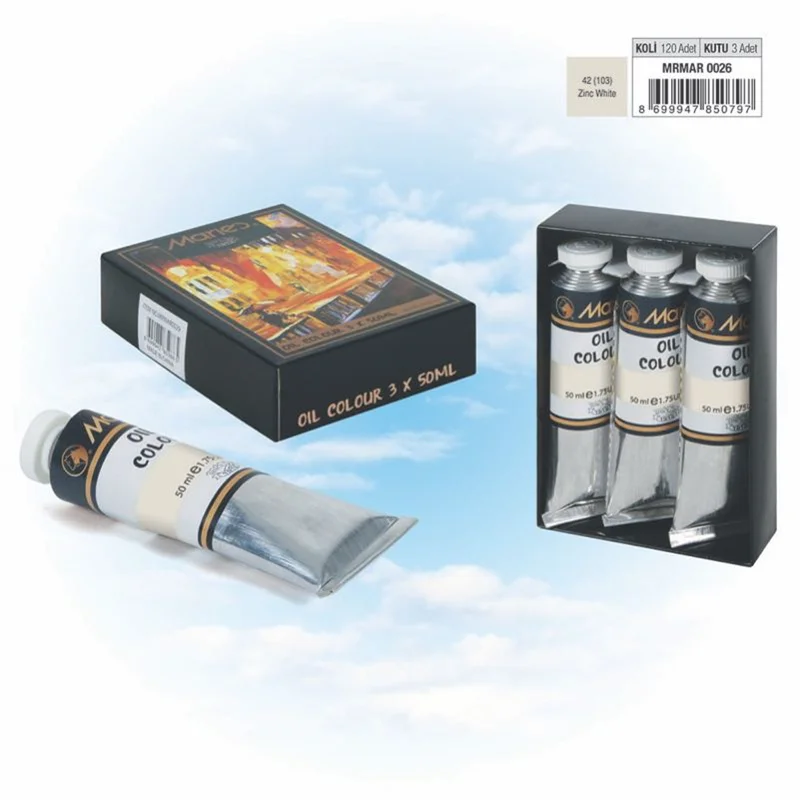 MARIES YAĞLI BOYA 50 ML E1384-42*103 ZINC WHITE