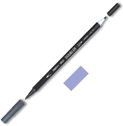 MARVY FIRÇA KALEM BRUSH PEN ÇİFT UÇLU 1800-061 DEEP LILAC