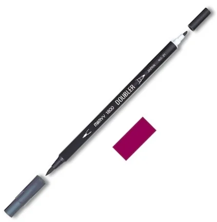 MARVY FIRÇA KALEM BRUSH PEN ÇİFT UÇLU 1800-064 PLUM