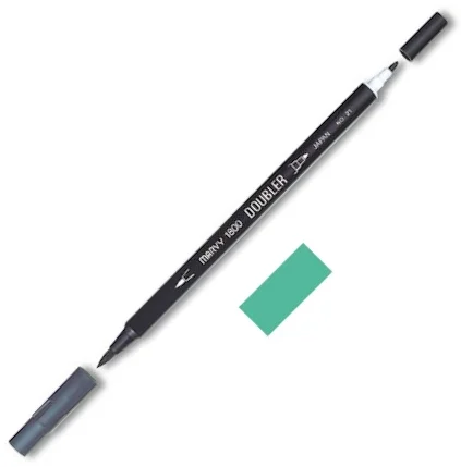 MARVY FIRÇA KALEM BRUSH PEN ÇİFT UÇLU 1800-071 SPRINGGREEN