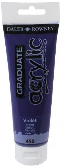 DALER ROWNEY AKRİLİK BOYA GRADUATE SERİSİ 120 ML VIOLET 123120450