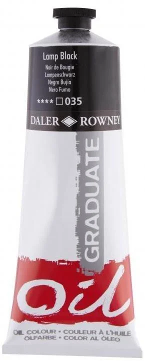 DALER ROWNEY YAĞLI BOYA GRADUATE GRAD SERİSİ 200 ML LAMP BLACK 117200035