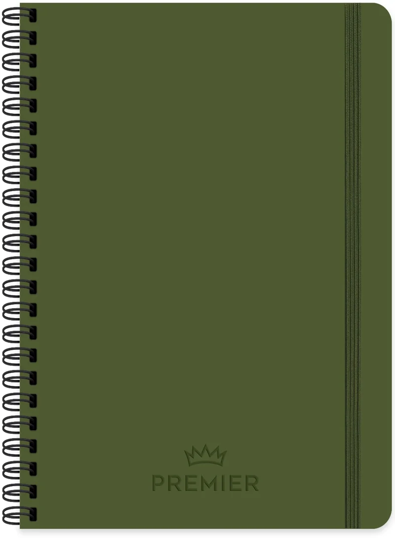 KESKİN DEFTER PREMİER HAKİ 17x24 SPİRALLİ 100 YP. ÇİZGİLİ 410663