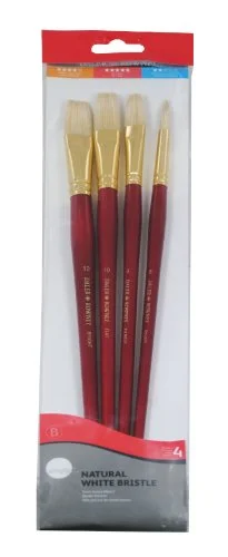 DALER ROWNEY FIRÇA SIMPLY SERİSİ BRISTEL KISA SAP 4 LÜ NO:3 216940402