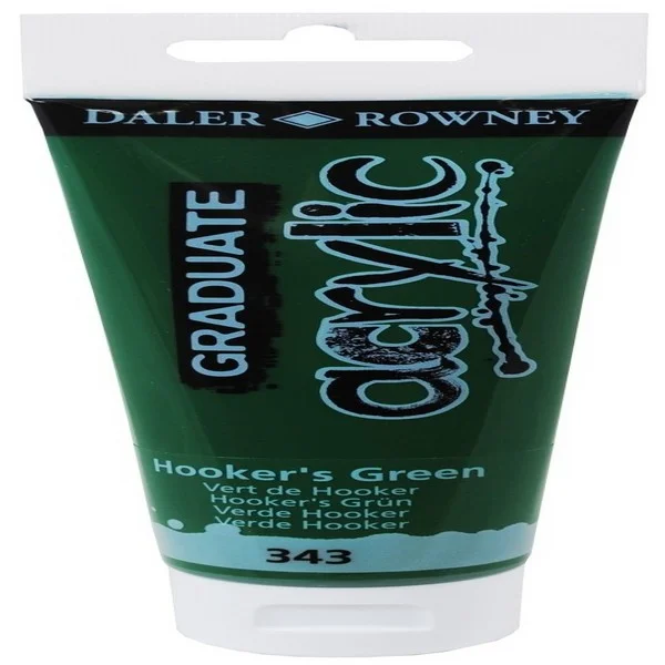 DALER ROWNEY AKRİLİK BOYA GRADUATE SERİSİ 120 ML HOOKERS GREEN 123120343