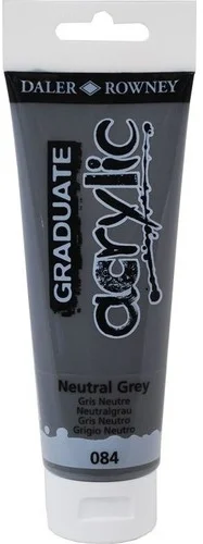 DALER ROWNEY AKRİLİK BOYA GRADUATE SERİSİ 120 ML NEUTRAL GREY 123120084