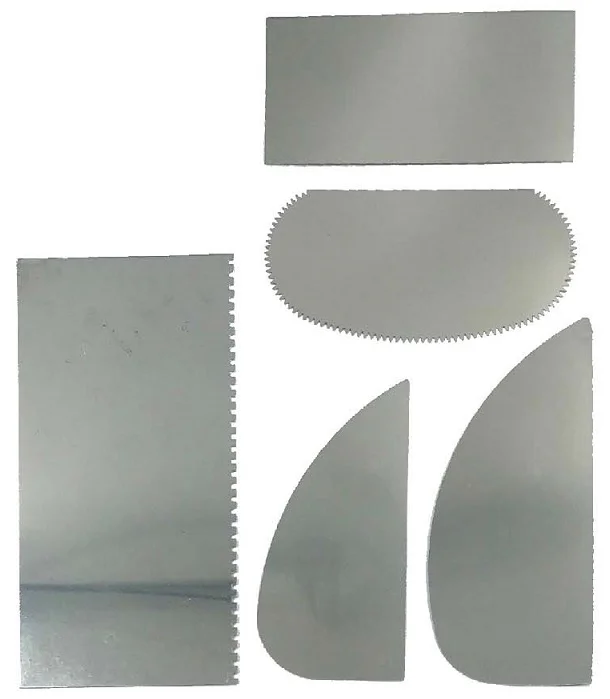 LUTART ÇEKİ TARAĞI 5 Lİ METAL LSR-5434