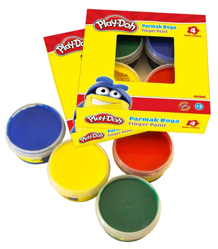 PLAY-DOH PARMAK BOYASI 4 RENK 50 ML. PLAY-PR017