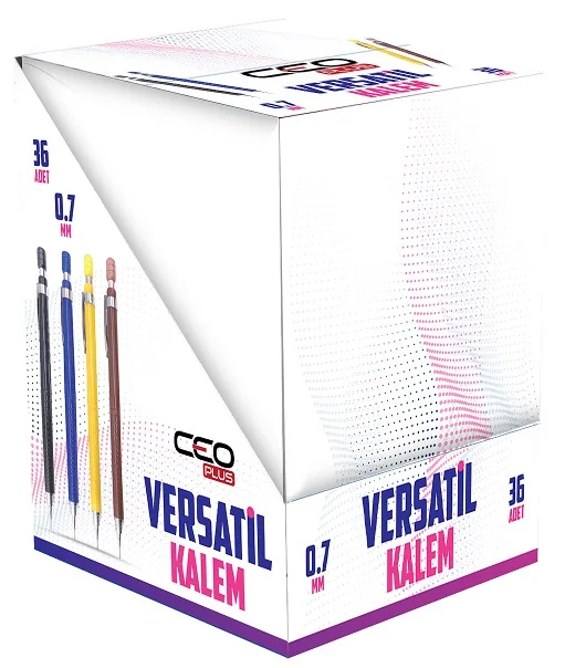 CEO VERSATİL TIRTIKLI MAT RENK GÖVDE 0.7MM 36'LI CEO-VR0022