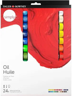 DALER ROWNEY YAĞLI BOYA SIMPLY SERİSİ SET 12 ML 24 RENK 118500124