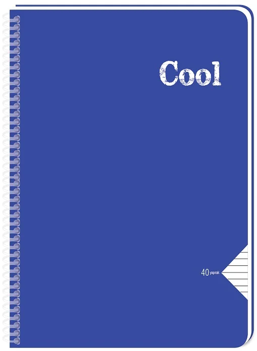 KESKİN DEFTER COLL A4 SPİRALLİ PP KAPAK 96 YP. DÜZ 321630-99