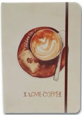 SCRIKSS NOTELOOK DEFTER I LOVE LATTE COFFEE A6 ÇİZGİLİ