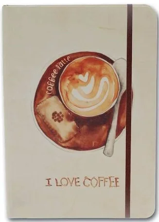 SCRIKSS NOTELOOK DEFTER I LOVE LATTE COFFEE A6 ÇİZGİLİ