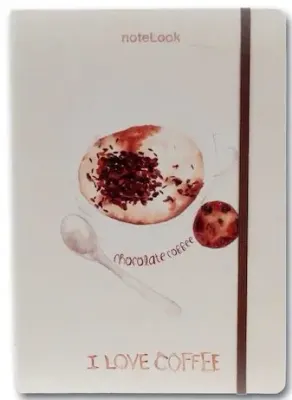 SCRIKSS NOTELOOK DEFTER I LOVE CHOCOLATE COFFEE A6 DÜZ
