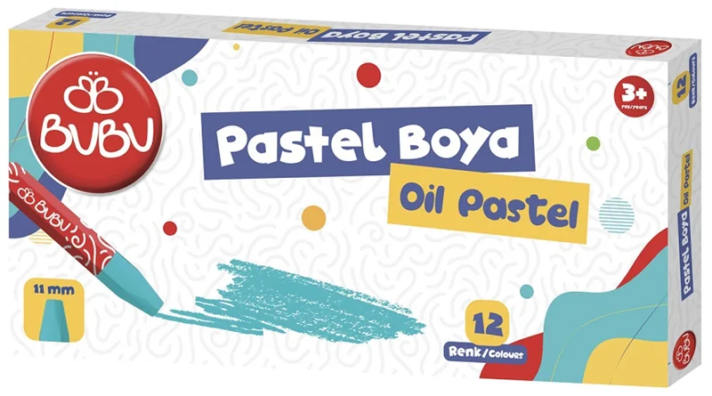 BU-BU PASTEL BOYA 12 RENK BUBU-PAS001