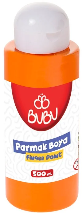 BU-BU PARMAK BOYA 500 GR. TURUNCU BUBU-PAR010