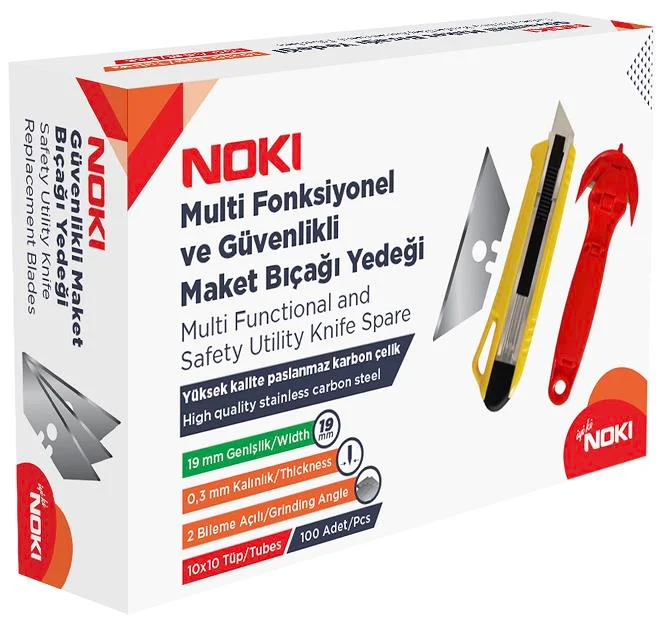 NOKİ MAKET BIÇAĞI YEDEĞİ GÜVENLİKLİ 60x19 6600