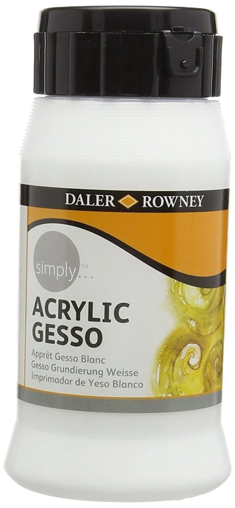 DALER ROWNEY YARDIMCI MALZEME SIMPLY SERİSİ AKRİLİK ASTAR BOYA 500 ML BEYAZ 129500012