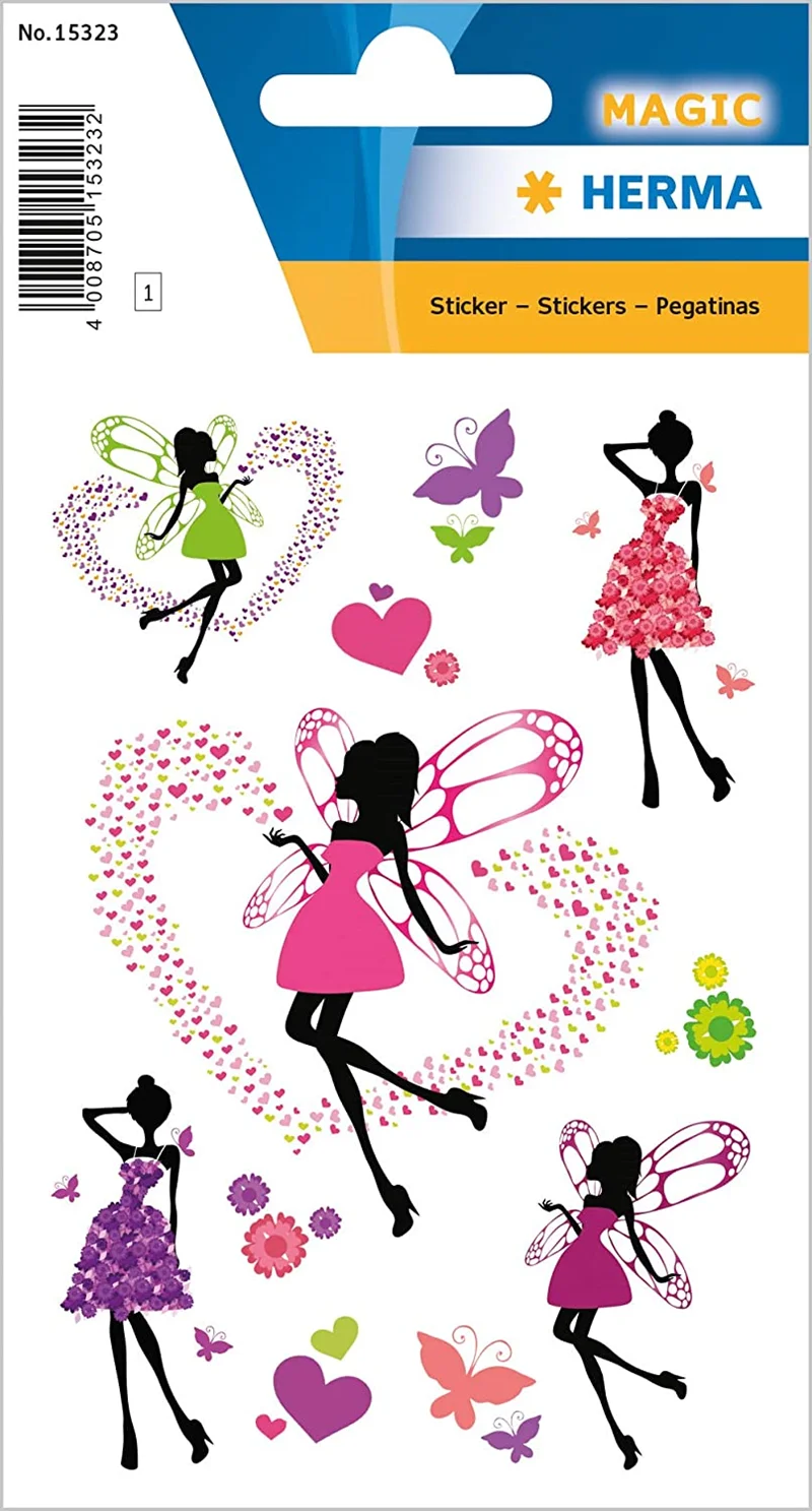 HERMA ETİKET MAGIC GLITTERY PERİLER 15323