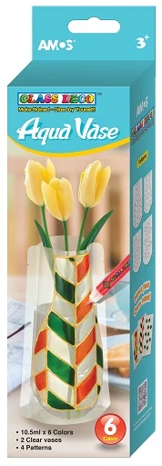 AMOS CAM BOYAMA SETİ AQUA VASE GD10P6AV