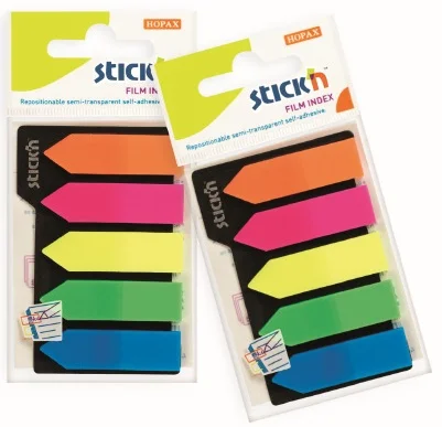 GIPTA YAPIŞKANLI NOT KAĞIDI 45x12 OK NEON 5 RENK AYRAÇ 25 YP. 2114300