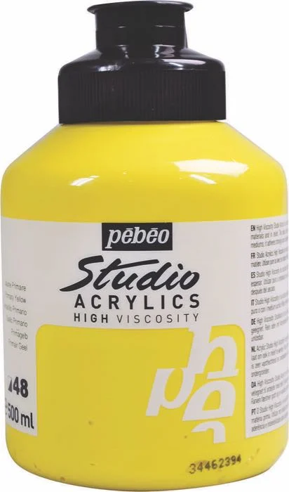 PEBEO AKRİLİK BOYA STUDIO 500 ML 171*48 PRIMARY YELLOW