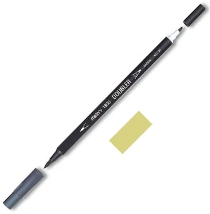 MARVY FIRÇA KALEM BRUSH PEN ÇİFT UÇLU 1800-092 CELERY