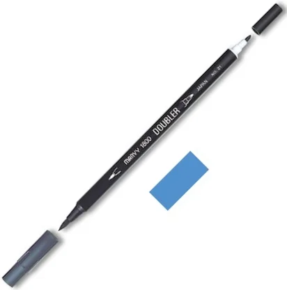 MARVY FIRÇA KALEM BRUSH PEN ÇİFT UÇLU 1800-100 SARPHIRE