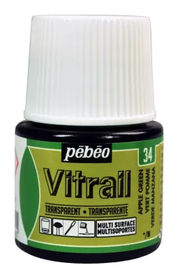 PEBEO CAM BOYASI VITRAIL TRANSPARAN 45 ML 050*34 APPLE GREEN