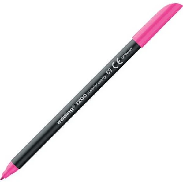 EDDING GRAFİK KALEMİ E-1200 FOSFORLU PEMBE